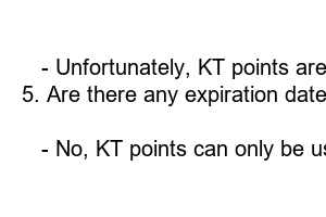 KT 포인트 사용처